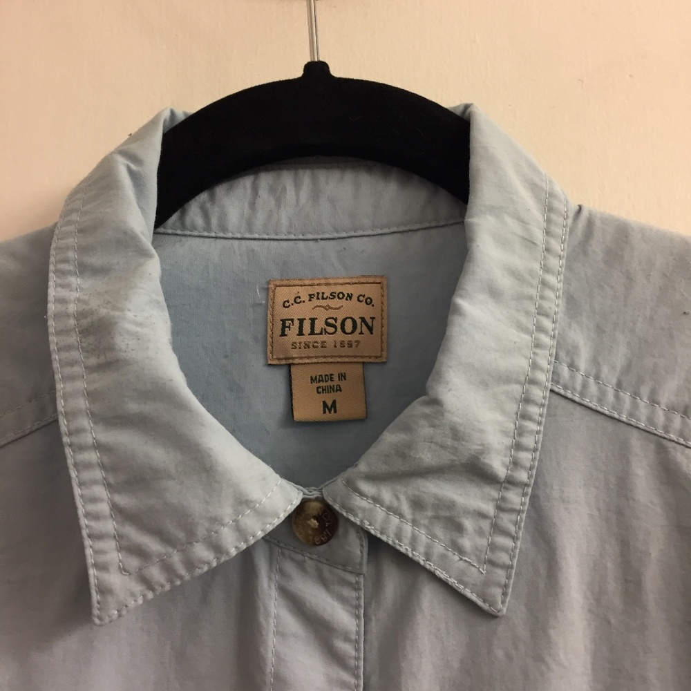 Filson women's short-sleeve camp shirt M
